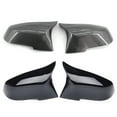 thumbnail image 4 of BIBABLYKE Left Right Side Doors Mirror Cover For F10 14-16 Car Side Mirror Cover Wing Cap Housing, 4 of 8
