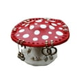 thumbnail image 4 of kusrkot Resin Mushroom Earring Holder, 26 Holes Earrings Storage Rack Earrings Organizer Red, 4 of 8