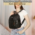 thumbnail image 4 of Tinyat Womens Clear Mini Backpack Heavy Duty Transparent Small Book Bag for College Concerts Sports Travel, 4 of 8