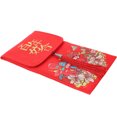 thumbnail image 4 of Sac Cadeau Enveloppe Rouge Style Chinois pour Bijoux de Mariage, 4 of 8