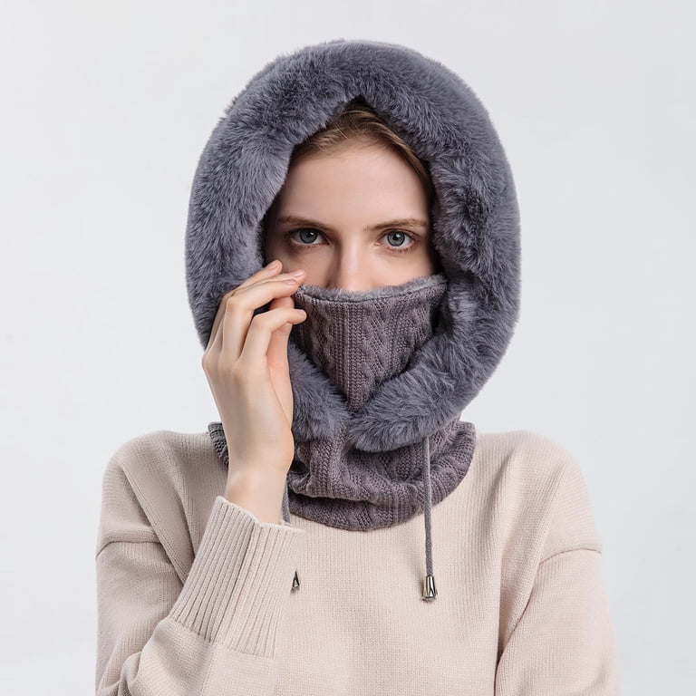 Wmkox8yii Women One Piece Slouchy Artificial Fleece Beanie  display picture 1