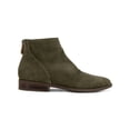 thumbnail image 3 of GENTLE SOULS KENNETH COLE Womens Green Slouch Cushioned Emma Round Toe Block Heel Zip-Up Leather Booties 6 M, 3 of 4