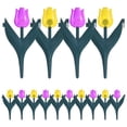 thumbnail image 4 of 20pcs Landscape Edging and Tulip Garden Edging for Landscaping Garden Edging Border Lawn Edging Plastic Garden Fence Border for Trim Flower Bed Hedge Backyard, 4 of 8