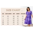 thumbnail image 7 of MINTREUS Nightgown Short Sleeve for Women Sleepwear V Neck Nightshirt House Dress with Pockets, 7 of 7