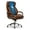 Cognac Brown, variant on Pemberly Row Modern Faux Leather Executive Office Chair in Brown