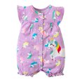 thumbnail image 4 of Ropa De Verano Para Bebés De Manga Corta Con Estampado De Dibujos Animados Mameluco 2023 Recién Nacido Monos De Una Sola Pieza Escalada Pijamas 6-24M, 4 of 4