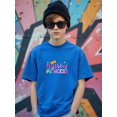 thumbnail image 3 of MAWOTEA Slim Fit BIRTHDAY PRNCESS Pattern T-shirt, Playful Graphic Tee for Kids, Ideal Gift for Birthday,Size 3-13 Years, 3 of 5