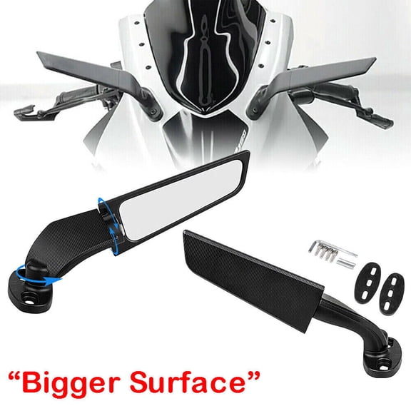 Adjustable side mirror rear view wing mirror suitable for for Suzuki GSXR 600 750 1000-