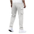thumbnail image 6 of Men's Cargo Pants Work Multi-Pocket Joggers, Elastic Waist Drawstring Straight Leg, Quick Dry Lightweight Breathable, Hiking Camping Travel Daily Wear, Outdoor Performance Gear, 6 of 9