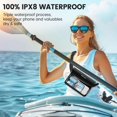 thumbnail image 2 of IP68 Waterproof Fanny Pack - 2 Pack, Floating Dry Bag Pouch, Phone Waterproof Waist Pouch Dry Bag, Beach, Kayaking, Swimming, Boat Essentials, for iPhone 16/15/14/13/12 Pro Max up to 9.5", 2 of 5