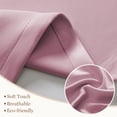 thumbnail image 4 of Rosnek 2 Panels Blackout Tiers Curtain for Small Window Rod Pocket Kitchen Curtains Room Darkening Short Curtains for Bedroom, Pink, 4 of 7