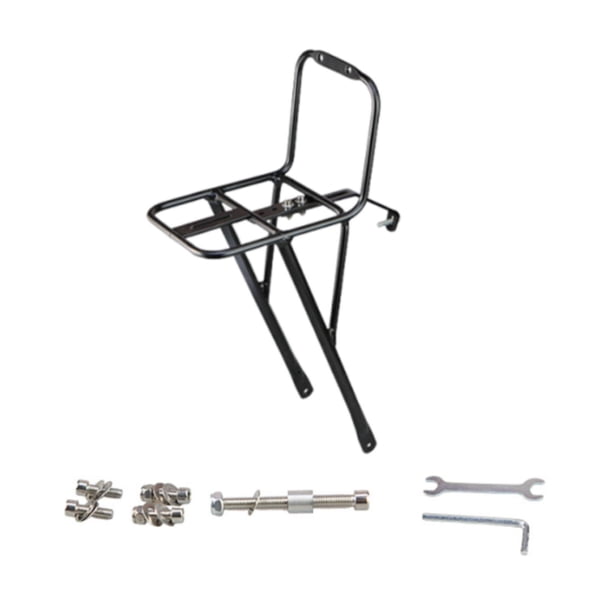 Portaequipajes delantero para bicicletas, portaequipajes universal, portaequipajes para accesorios de maletero, portaequipajes metálico para bicicleta
