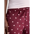 thumbnail image 5 of Joyspun Women's Velour Wide-Leg Sleep Pants, Size XS-3X, 5 of 6