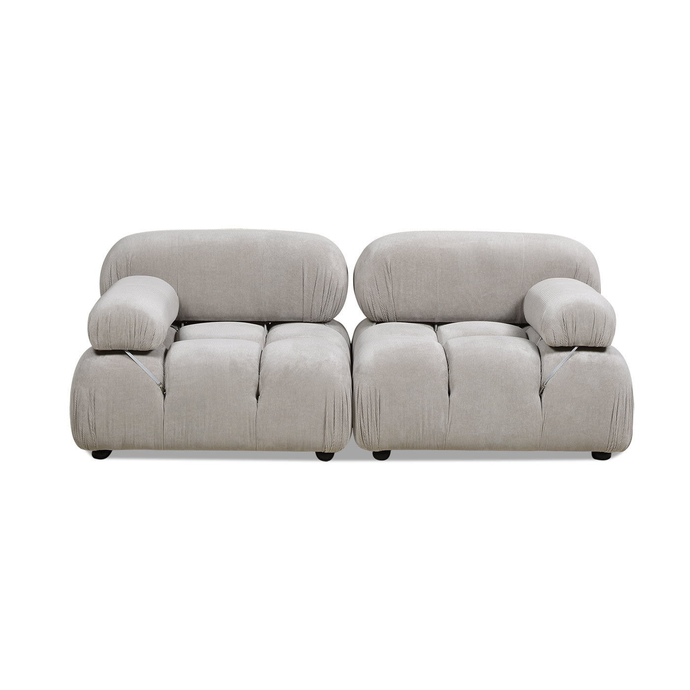 Jennifer Taylor Home Marcel Loveseat: Modular 2-Piece 72.5