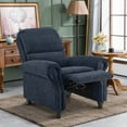 thumbnail image 4 of MCombo Pushback Recliner Chair, Upholstered Fabric Manual Recliner with Footrest 4865 (Blue), 4 of 10
