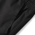 thumbnail image 5 of Cargo Shorts for Men Summer, Men's Loose Fitting Athletic Casual Pants And Sportswear Pants, Black 2XL, 5 of 8