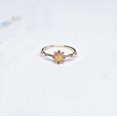 thumbnail image 5 of HeartsAndYou 1.2ct Natural Oval Yellow Sapphire Ring Floral Art Deco 14k SOLID Yellow Gold, 5 of 8