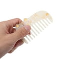 thumbnail image 4 of Unique Bargains 1 Pc Women Durable Cute Cat Comb Gold Tone Acetate Sheet, 4 of 6