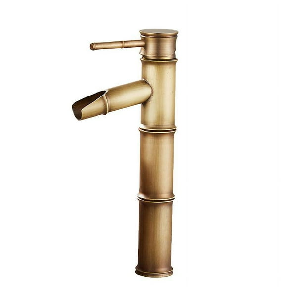 1 grifo de lavabo de cobre.