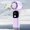 Purple_Free size, variant on 2026 Mini Handheld Fan With Digital Display, USB Rechargeable, Strong Wind, Portable Outdoor Travel Cooling For Office Dorm, Quiet Long Battery, Pocket‑Sized Personal Cooling Device