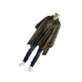 thumbnail image 1 of Bearachild Chubasquero Unisex senderismo Camping Poncho con capucha impermeable a prueba de viento impermeable Camping ropa impermeable cubierta de lluvia Paraguas de lluvia Camuflaje de hoja Bearachild HA067073-04, 1 of 6