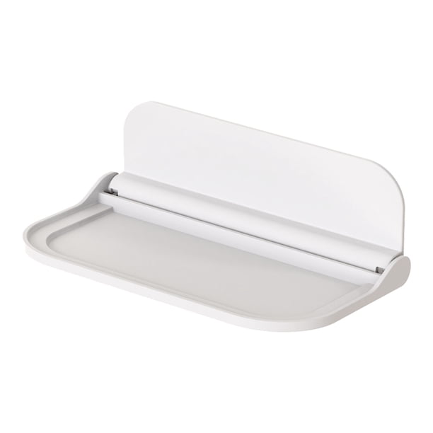Bearachild Estante flotante de plástico para organizar el espacio, estante de pared plegable al instante para ordenar el baño Almacenamiento y organización del hogar grande