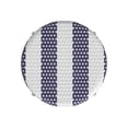 thumbnail image 3 of Butler Specialty Company Tobias Round Rattan 30" Bar Stool - White & Navy Stripe, 3 of 8