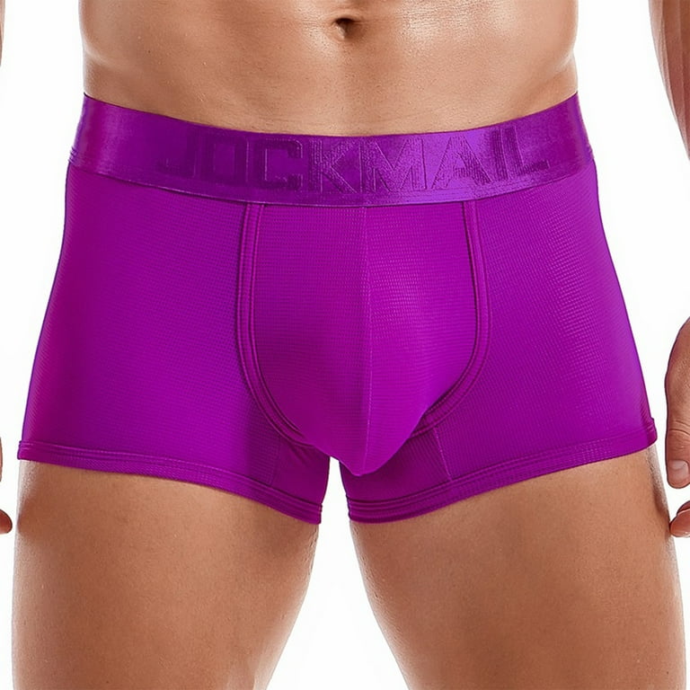 Men's Cotton Stretch Classic Boxer Trunk Underwear - 2 Packs 
