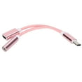 thumbnail image 1 of Headphone Adapter Combo Audio Adaptor Type C To 3.5mm Audio Adapter Phone Jack Converter Phone Accessories Phone Audio Adapter Type C To 3.5mm  Earphone Adapter 2 In 1 Converter, 1 of 8