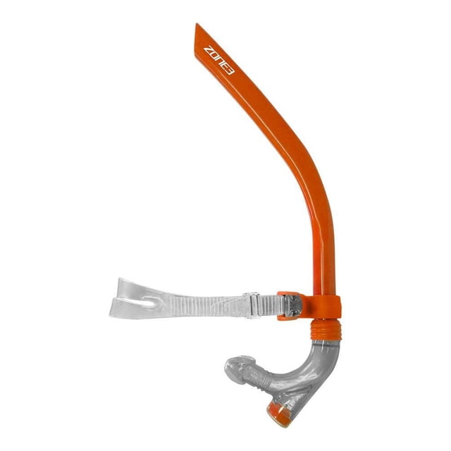 Snorkel de Entrenamiento para Natación ZONE3 con Correa de Silicona Frontal