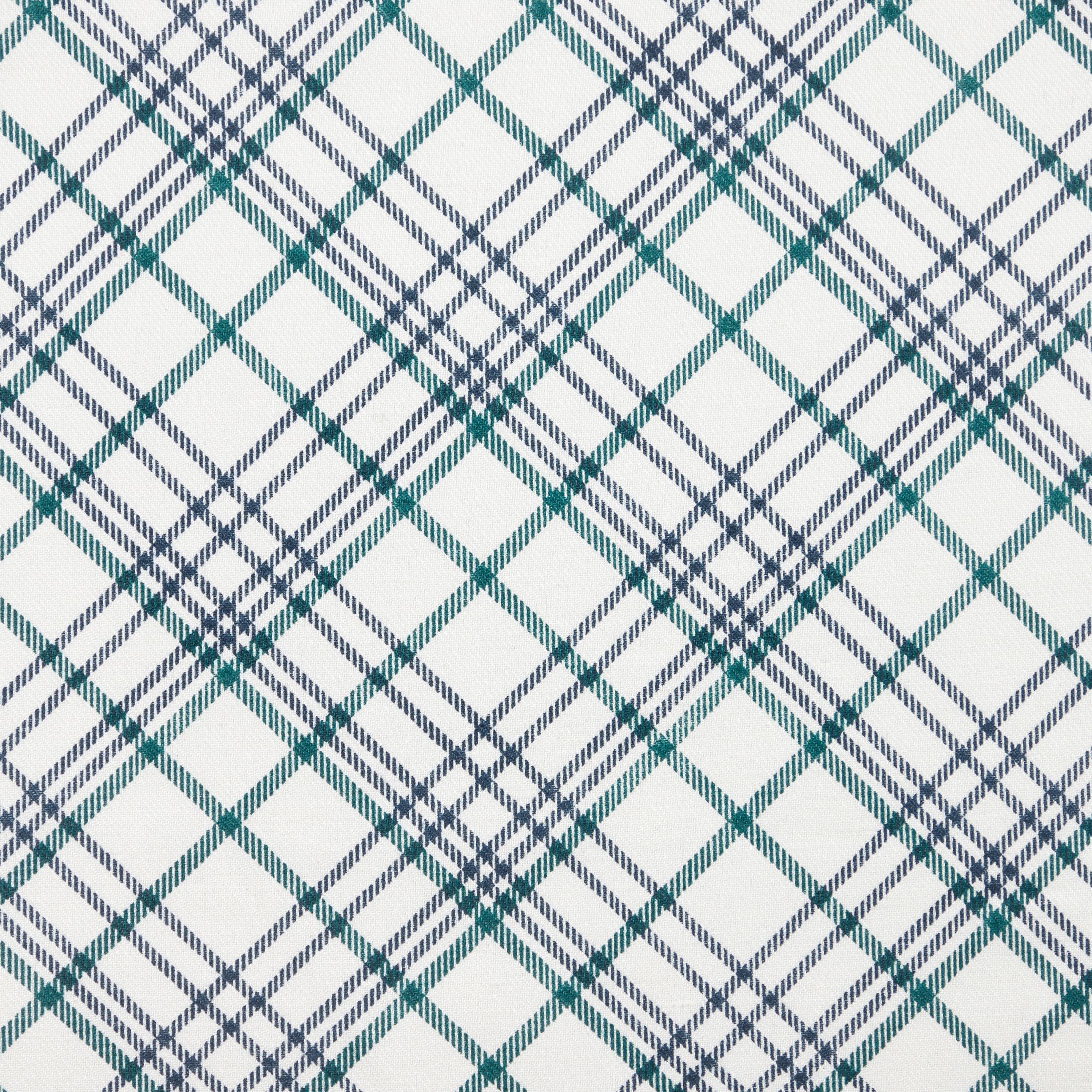 (2 pack) MAINSTAYS BEIGE/GREEN/BACK PLAID DRILL WEAVE FABRIC TABLECLOTHS 60X84