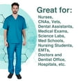 thumbnail image 3 of M&M SCRUBS Men Scrub Set, Men Medical Uniforms 102 (Teal, XXX-Large), 3 of 7