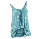thumbnail image 1 of Gibobby Flower O Cuello Tee Bluses Impresión Camisole de mujeres Sleeveless Tops Mujer Blouse(Azul,XG), 1 of 4