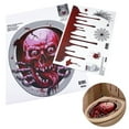 thumbnail image 1 of Inteprter 2 uds cubierta de asiento de inodoro de Halloween pegatina tapa calcomanía DIY baño hogar miedo decoración de fiesta de terror Kits de decoración para fiestas Inteprter HA001033-00, 1 of 6