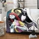 thumbnail image 1 of Manta de calavera de terror Jack, mantas de lana suave para dormitorio, sofá, regalo, manta de Tv, manta de pesadilla antes de Navidad, 1 of 4