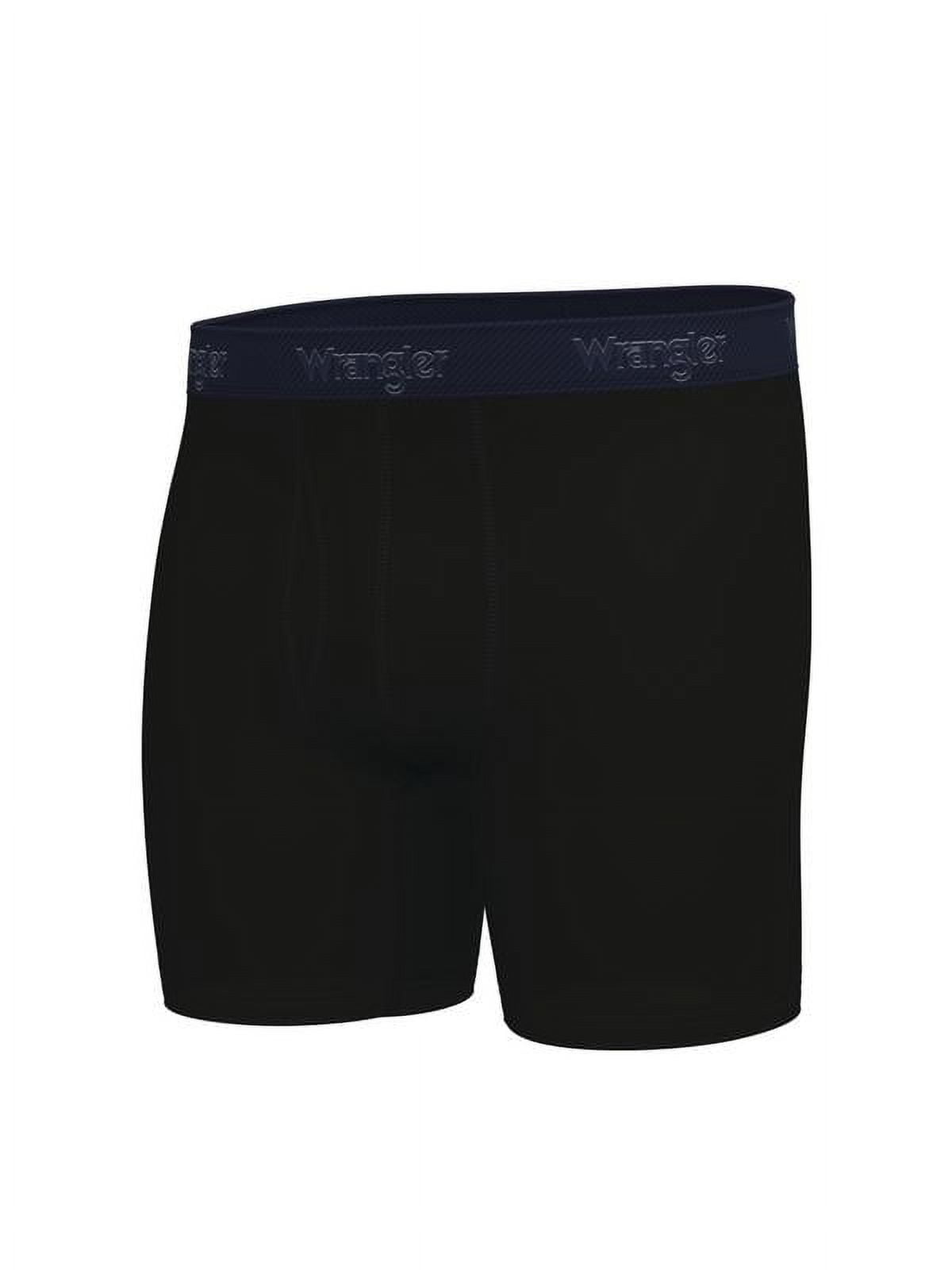 Wrangler Men’s Supima ComfortFlex Stretch Boxer Briefs, 6-Pack