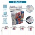 thumbnail image 6 of Independence Day Floral Table Runner 70 Inches, Anniversary USA Flag Bed Runner Dresser Scarves Tabletop for Indoor Outdoor Parties/Ceremony/Banquet, 13" x 70", 6 of 9