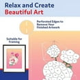 thumbnail image 6 of Sticker by Number Book Set for All Ages, Sticker Mosaics for Fun and Relaxation, Sticker Books for Adults Material Paper with Tear-Out Pages Featuring Animals, Ocean Life, and Plants (Set of 4 Books), 6 of 6