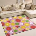 thumbnail image 2 of SKYSONIC Lightweight Soft Area Rugs Fresh Fruits Floor Mat for Kids Playing Room Hardwood Floor Living Room 63x48 inch Nursery Rugs, 2 of 6