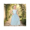thumbnail image 2 of Sunny Fashion Flower Girls Dress Blue Lace A-Line Sleeveless Elegant Wedding Party Special Event 12 Years, 2 of 7