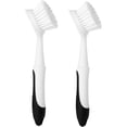 thumbnail image 2 of Dish Brush with Handle, Dish Scrub Brush with Built-in Scraper, Nylon Dish Scrubber, Kitchen Brushes for Dishes, Pots and Pans, 2 of 4
