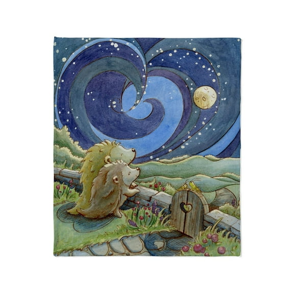 CafePress - Home Is Where The Heart Is Throw Blanket - Soft Fleece Throw Blanket, 50"x60" for All Ages