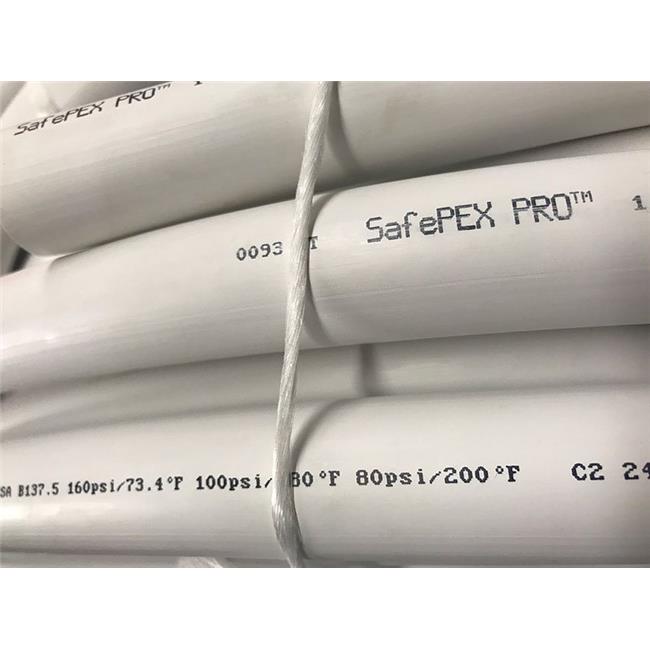 SafePex Pro 4898359 Pro 5 ft. PEX Tubing 100 PSI, White