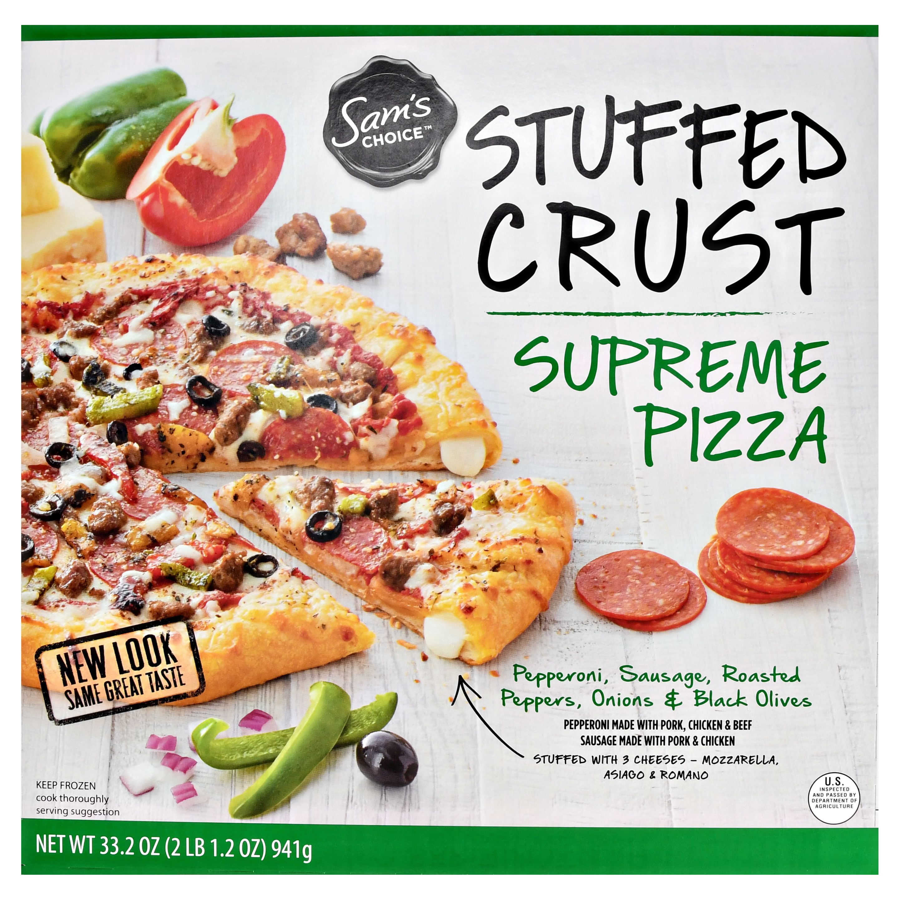 Sam&#039;s Choice Stuffed Crust Supreme Pizza, 33.2 oz - Walmart.com