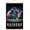 Print and Beechwood Hanger Bundle, variant on NFL Las Vegas Raiders – End Zone 20 Wall Poster, 14.725" x 22.375", Framed