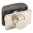thumbnail image 3 of 1X Square Push Button Catch Lock Cupboard Cabinet Caravan Latch Knob Nickel, 3 of 9