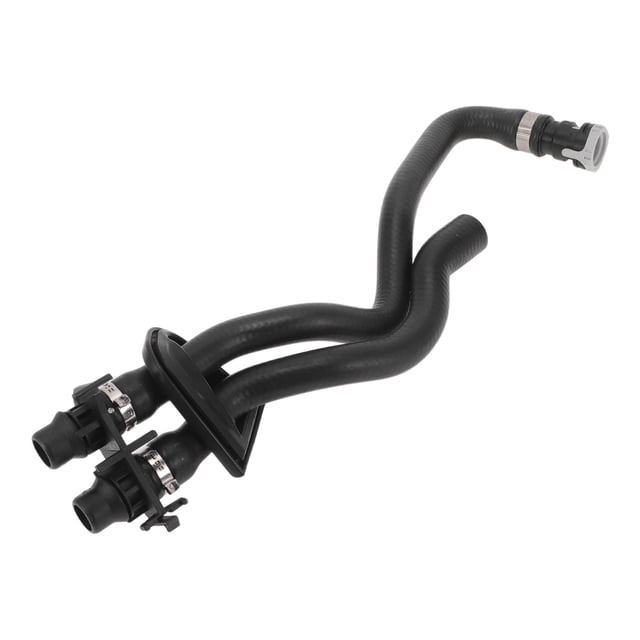 Manguera del radiador Unique Bargains Manguera de calefacción No.31368257 para Volvo XC60 2010-2015 Goma negra 1 Pc Tubería de salida de aire caliente Buen sellado