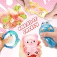 thumbnail image 4 of Pelotas antiestrés Batorisy en forma de elefante, 4 piezas, juguetes squishy antiestrés, 4 of 6