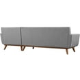 thumbnail image 3 of Modway Engage Right-Facing Upholstered Fabric Sectional Sofa in Expectation Gray, 3 of 6