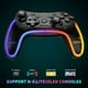 thumbnail image 5 of Mandos para videojuegos compatibles con Nintendo Switch/Oled/Lite Mando Pro con luces LED, 6 ejes giroscópicos, turbo y doble vibración, 5 of 7